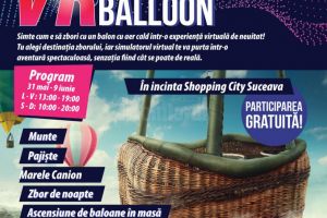 Călătorie cu balonul virtual la Shopping City Suceava!