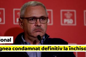 Naţional: Liviu Dragnea condamnat definitiv la închisoare cu executare