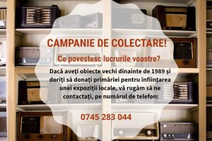 ANUNȚ – Colectare obiecte vechi pentru realizarea unui muzeu al Oraşului Bălan!