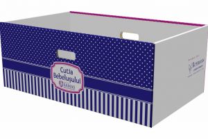 Cutia bebeluşului ajunge în maternităţile din România