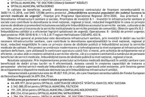 Lansare proiect: Îmbunătăţirea accesului populaţiei din judeţul Suceava la servicii ...