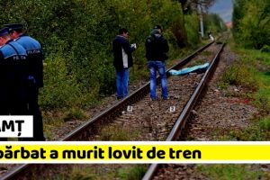 NEAMȚ: Un bărbat a murit după ce a fost lovit de tren
