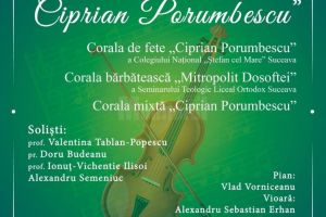 Concert Coral Extraordinar ”In memoriam Ciprian Porumbescu”, la Casa de Cultură