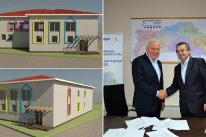 FOTO: S-a semnat Proiectul privind Extindere, reabilitare şi dotare Creşă la nivelul Municipiului Blaj