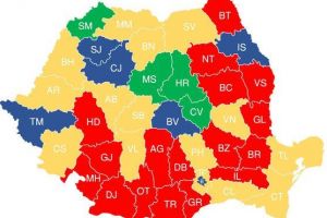 Alegeri europarlamentare: Harta votului pe judeţe