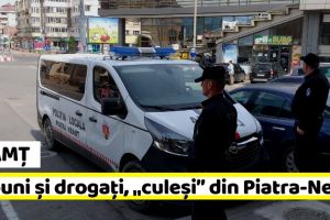 NEAMȚ: Nebuni şi drogaţi, „culeşi” de pe străzile din Piatra-Neamţ