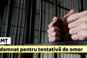 NEAMȚ: Condamnat la 3 ani de închisoare pentru tentativă de omor