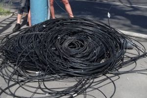 Continua lucrarile de taiere a cablurilor, in municipiul Constanta