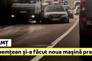 NEAMȚ: Un nemţean şi-a făcut noua maşină praf. Poliţiştii bănuiesc că era drogat (FOTO)