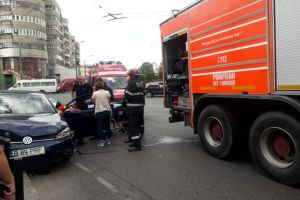 Accident la Făget.  O persoană a fost rănită