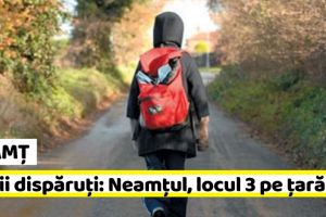 NEAMȚ: Judeţul Neamţ, locul 3 pe ţară la numărul cazurilor de copii dispăruţi