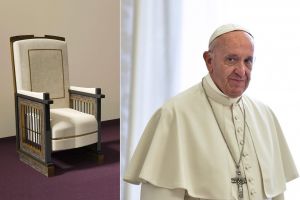 Tronul pe care Papa Francisc va sta la Blaj, făurit de către un sibian