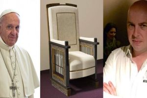 FOTO – Sibianul care a conceput tronul pe care Papa Fancisc va sta la Blaj – „A fost o onoare pentru mine”