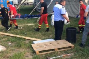 Acrobat căzut de la înălţime