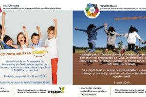 Am lansat Campania de foundraising pentru 1 Iunie – Ziua Internaţională a Copilului “TOȚI COPIII MERITĂ UN ZÂMBET!” în Livezeni, judeţul Mureş