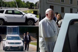 FOTO/VIDEO DACIA, papamobilul pregătit special pentru vizita Sanctităţii Sale în România