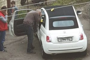 Maşină furată în decembrie 2018, găsită de poliţişti abandonată în parcare, la Timişoara