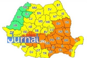 ULTIMĂ ORĂ: Vrancea, sub COD PORTOCALIU  de ploi până sâmbătă dimineaţă
