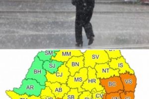 ACUM – ALERTĂ DE PLOI TORENŢIALE ŞI GRINDINĂ ÎN ARGEŞ