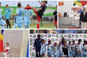 Campionii Școlii 27. Echipa de fotbal – locul I pe ţară. Medalii la Spochan şi succes la handbal