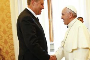 Primirea Papei Francisc la Cotroceni