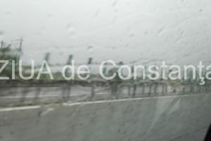 Ploua torential pe Autostrada Soarelui!