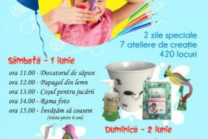 Ateliere de creaţie, activităţi captivante şi multă distracţie pentru copii, la Iulius ...