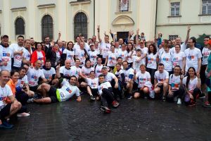 FOTO Barna şi Cioloş au alergat la Maratonul Sibiu pentru Palatul Copiilor şi refacerea unui refugiu montan