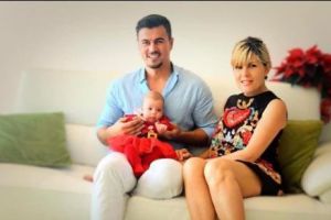 Ce mare şi frumoasă este Eva Maria, fetiţa Elenei Udrea şi Adrian Alexandrov. Foto în articol