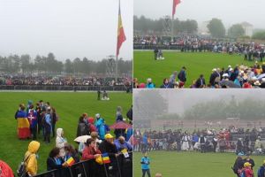 FOTO/ FOTO/ VIDEO/ Papa Francisc, ultima zi în România. Mii de pelerini îl aşteaptă pe Câmpia Libertăţii din Blaj