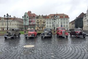 Vehicule istorice, în zona centrală a oraşului: Memorialul automobilistic Timişoara 1930