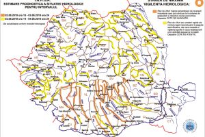 Pericol de inundaţii, în judeţul Braşov! Cod portocaliu emis de hidrologi