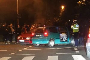 Tânără la spital după ce un şofer nu a acordat prioritate, la Timişoara