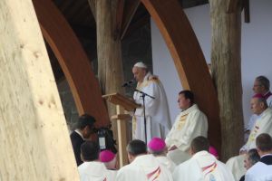 Vizita Papei Francisc la Șumuleu Ciuc în imagini. Galerie FOTO