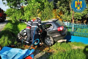 FOTO/VIDEO. Accident mortal în judeţul Satu Mare! Impact violent între două maşini