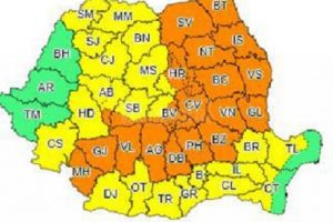 Cod portocaliu de ploi abundente la Suceava, până marţi dimineaţă