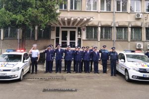 FOTO & VIDEO Moment de reculegere la Poliţia Botoşani pentru poliţistul împuşcat mortal