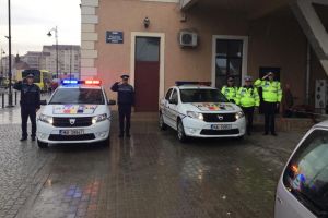 VIDEO Moment de reculegere la Sibiu pentru poliţistul împuşcat în judeţul Timiş