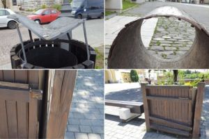 FOTO STIREA TA: Turist prin Cetatea Alba Carolina. În loc să te bucuri de istoria locului, îţi sar în ochii buruienile şi stricăciunile