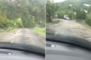 VIDEO/ ȘTIREA TA: Cum arată ”Drumul Groazei”, din zona Albac – Arieşeni. DN 75 este decopertat de o lună de zile şi se asfaltează cu… ”viteza melcului”