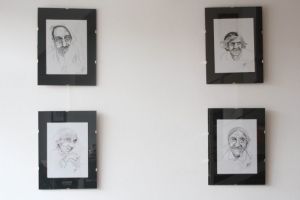 Portrete „de suflet” expuse la Cafeneaua „Jos pălăria”