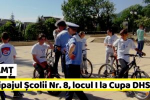 NEAMȚ: Echipajul Școlii Nr. 8, locul I la Cupa DHS
