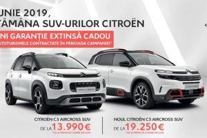 Săptămâna SUV-urilor Citroen, 3-8 iunie, la Autoglobus Timişoara