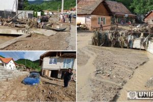 Apel de ajutor din partea unei familii sinistrate din Pianu: ”Căutăm oameni pentru a scoate nămolul adus de apă în curte şi pivniţă”