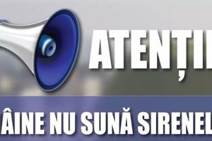 Exerciţiul „Miercurea Alarmelor”, oprit până în iulie. Sirenele sună doar în situaţii de urgenţă reale