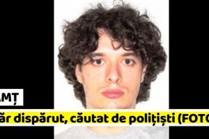 NEAMȚ: Tânăr dispărut, căutat de poliţişti. Dacă aveţi informaţii, sunaţi la „112” (FOTO)