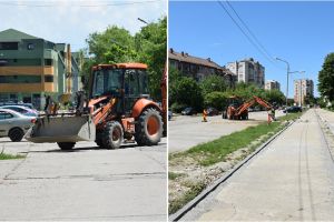 Interzis la parcare pe o stradă din municipiu. Lucrări de reabilitare în desfăşurare