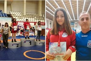 Alina Tabert, de la CS Victoria Cumpana, vicecampioana nationala la lupte (galerie foto) 