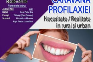 Caravana Profilaxiei, în plină desfăşurare la Iaşi