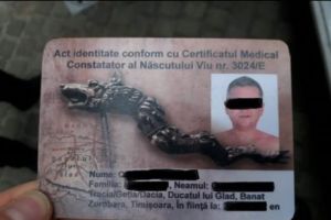 Un ”născut viu” prins cu maşina în zona pietonală